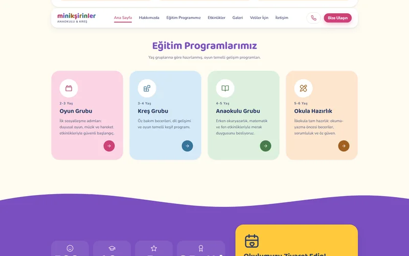 Minik Şirinler etkinlikler ve galeri
